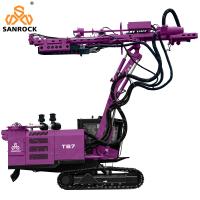 Perfuração superior de mineração Rig Hydraulic Borehole Drilling Equipment da esteira rolante do martelo