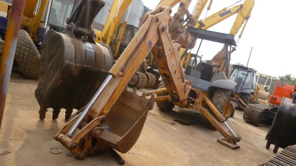 Euro 3 Used Backhoe Loader , Case 580L Backhoe Loader SGS Approved