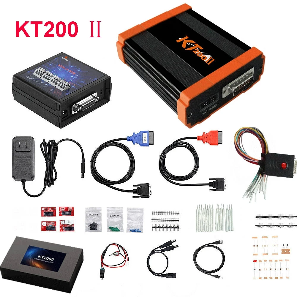 ECU Master KT200II ECU Programmer with Optimized Hardware Stable USB Support and Bench OBD BDM Functionality