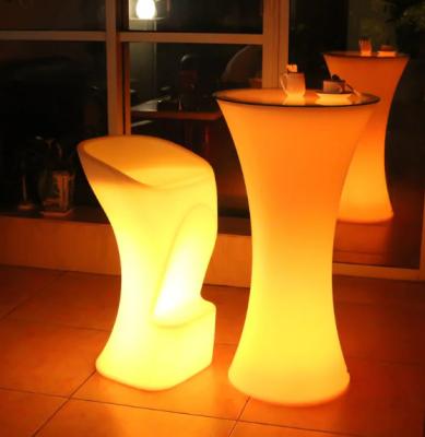 Roto Molded Furniture Lightweight For Outdoor LED Spaces Led Light Bar Table