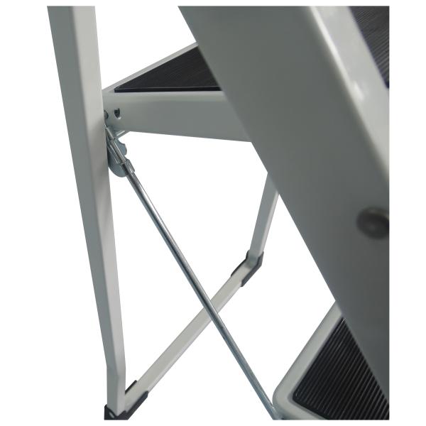 Wide Pedal Steel Step Stool 2 Steps Home Use  EN14183 Certificated