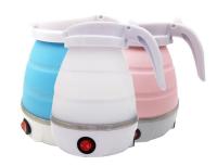 Portable Silicone Travel Foldable Electric Kettle Food Grade Instant Heat Stainless Steel