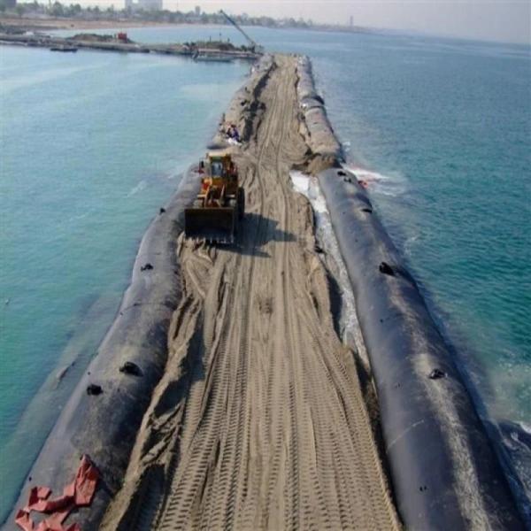 150GSM - 800GSM PP Woven Geotextile Tubes Fabric For Sea Wall Protection