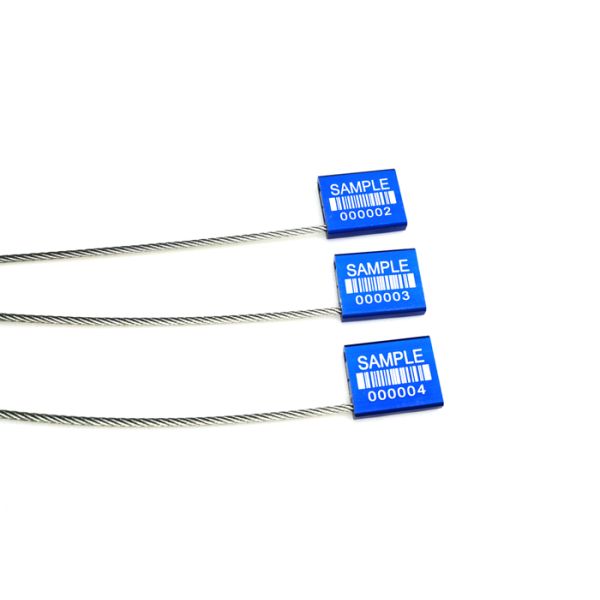 US-CC251 Aluminium Cable Security Seals Pull Tight Locking Mechanism For Containers