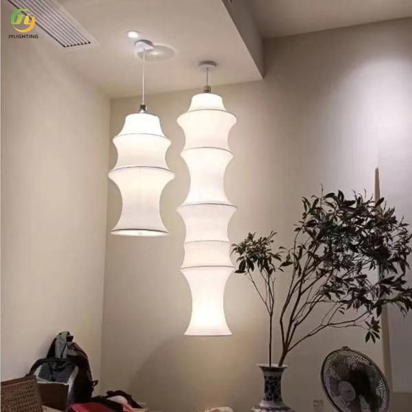 JYLIGHTING Nordic Creative Bamboo Fabric Silk Modern Simple Bamboo New Chinese Style Bedroom Modern Pendant Light