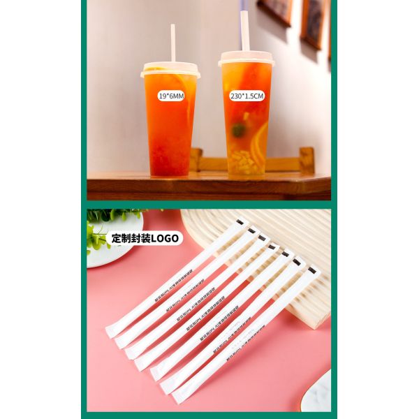 Disposable PLA Straws Eco Friendly Compostable Biodegradable Multi Color for Party
