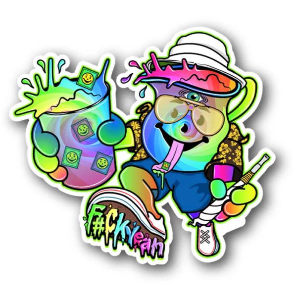 Waterproof Die Cut Sticker Labels Cartoon PVC Vinyl Anime Sticker OEM ODM