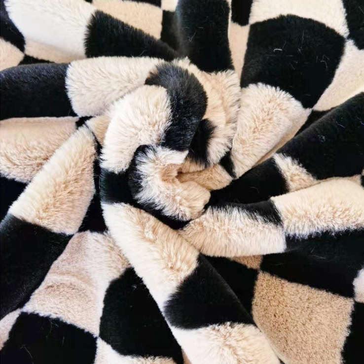 Дюймов Eco дружелюбные 58 350GSM изготовленной на заказ ткани меха Faux полиэстера веса