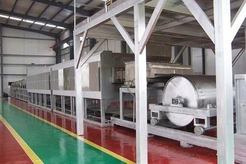 Advanced Technology Continuous Steel Belt Furnace For Metal Processing