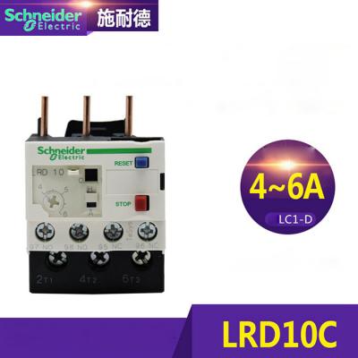 Contator térmico do relé da sobrecarga do contator do motor de C.A. de LRD10C LED35C que ajusta 4~6A atual 30~38A