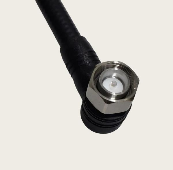 1/2 Superflex 7/16 DIN Male Right Angle To 4.3/10 Male Right Angle Jumper Cable 3M 5M 10M