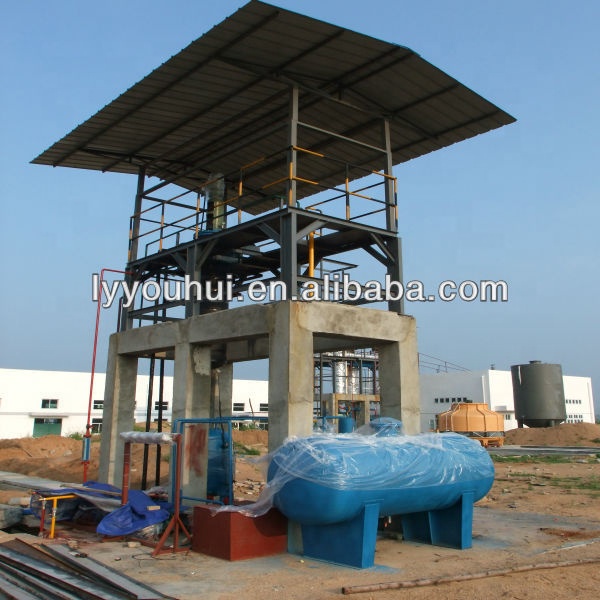Refined oil light yellow used engine oil recycling plant complete finished product
