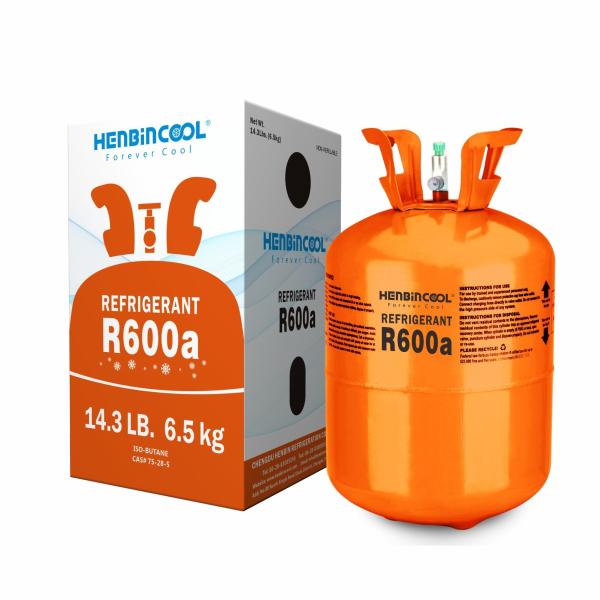 14.3LB 6.5Kg Environment Protective Refrigerant AR600A Fridge Gas R600a