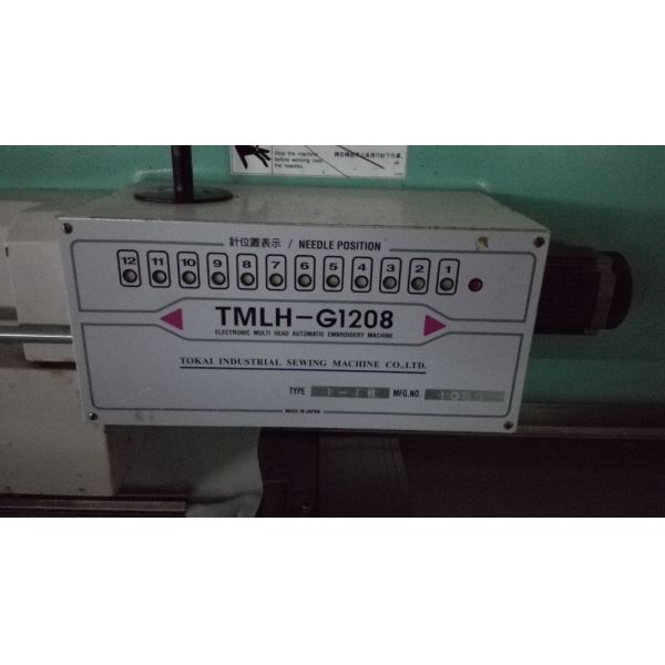 Tajima Embroidery Machine Used TMLH-G1208 , Second Hand Industrial Embroidery Machine