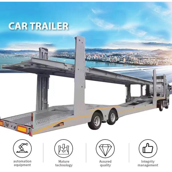 Transport Car Trailer 2 3 Axles 6 Car Carrier 8 10 Units Car Transport Semi Truck Trailer