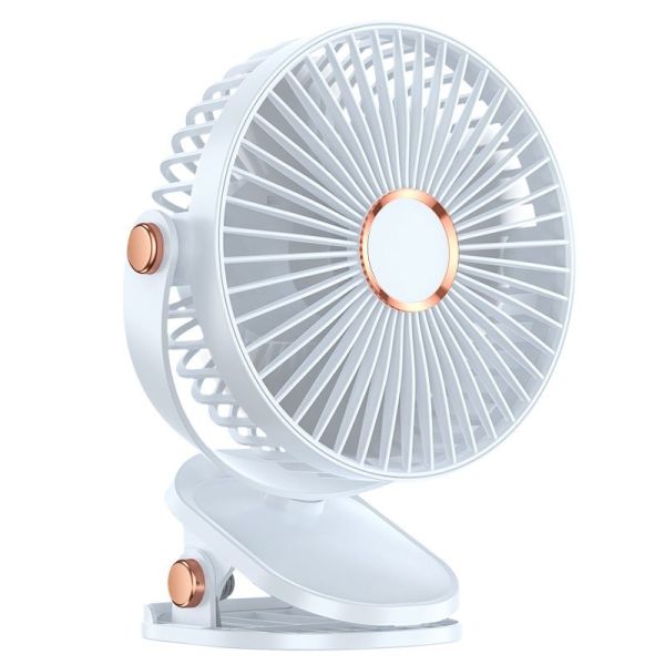 Convenient and Portable Personal Table Fan with USB Rechargeable Functionality