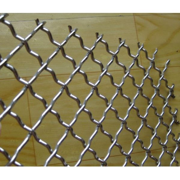 stainless steel 304 stainless steel 316 woven crimped style wire mesh waved wire mesh