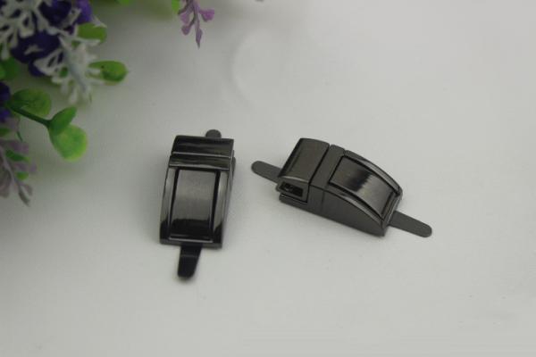 Small design purse metal zinc alloy light gold decorative hardware lock