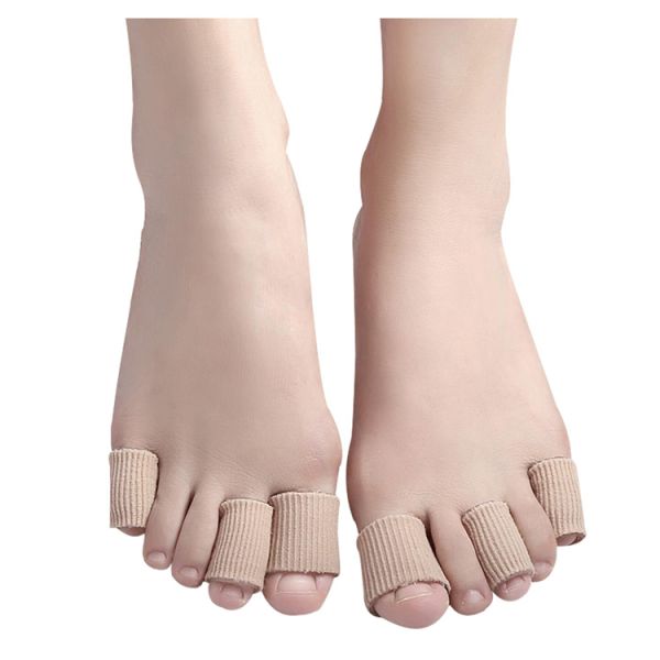 Silicone Gel Toe Tube Cushion Non-toxic Corn Protection for Fingers and Toes Sleeves