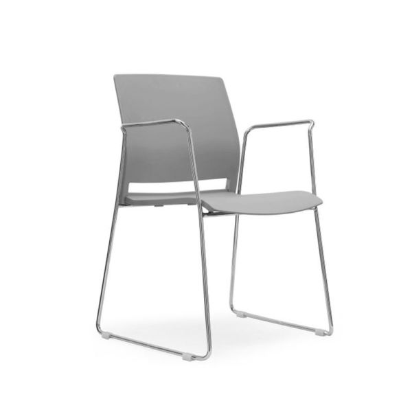 New Products Office Meeting Conference Room Training Waiting Chair Office Furniture Modern Stackable Plastic Chair