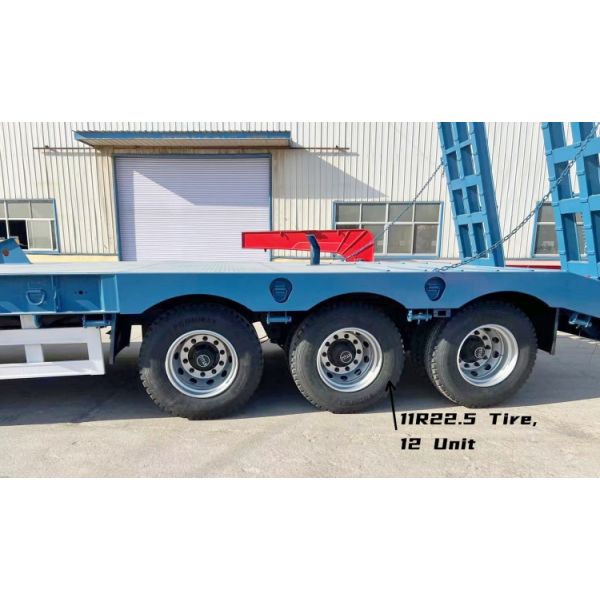 TITAN 60-100 ton Heavy Haul Equipment Excavator Lowbed Semi Trailer 2/3/4 Axle for Sale