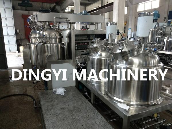 High Speed Vacuum Emulsifying Mixer Machine Spiral Stirring Type 50Hz/60Hz