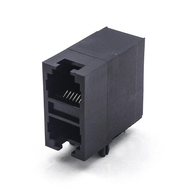 PWB Jack/1,5 del teléfono RJ11 un enchufe del Pin de 30mΩ Rj11 6 ningún LED TM59B521SXX11