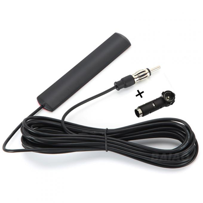 DIN Plug Adhesive Patch Automobile Car hidden AM FM Radio Antenna for Vehicle Truck Stereo Receiver Head Unit H034-02