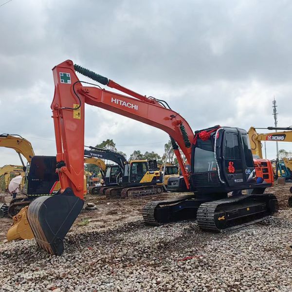 Старый мини Hitachi вторая рука ZX120-6 копальщик
