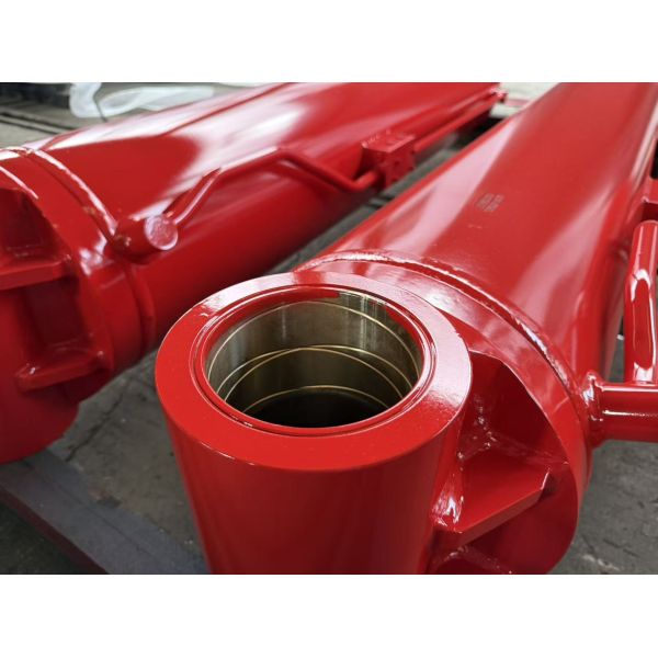 Cranes Hard Chrome Plated Steel Cylinder OEM ODM High Tonnage Large Bore