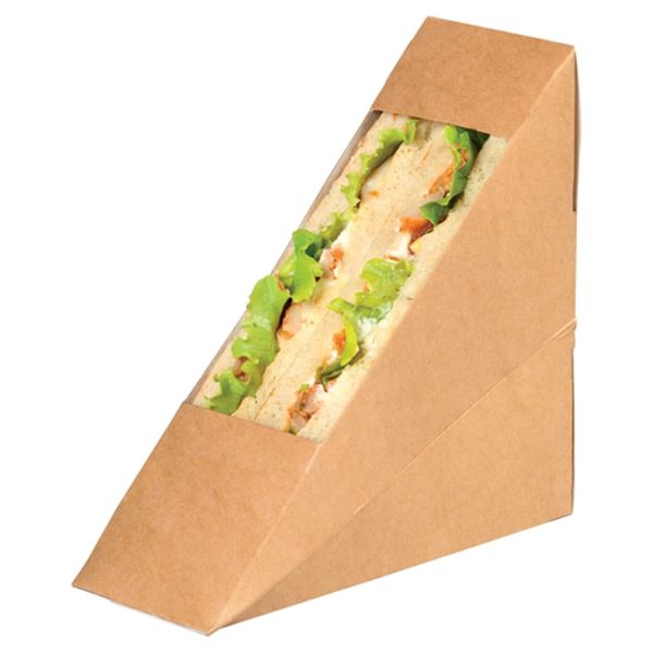 Matt Lamination Firm Light Sandwich Paper Box 4.8''X4.8''X2.8'' With Window