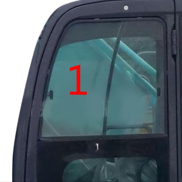 Position latérale NO.1 de pente de Glass Tempered Left d'excavatrice de SK-6 SK-8 SK230-6 KOBELCO