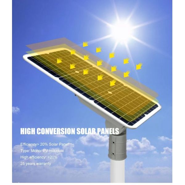 50000 Hours Lifespan Solar Wall Light Led Yard Solar Panel Waterproof Solar Street Light