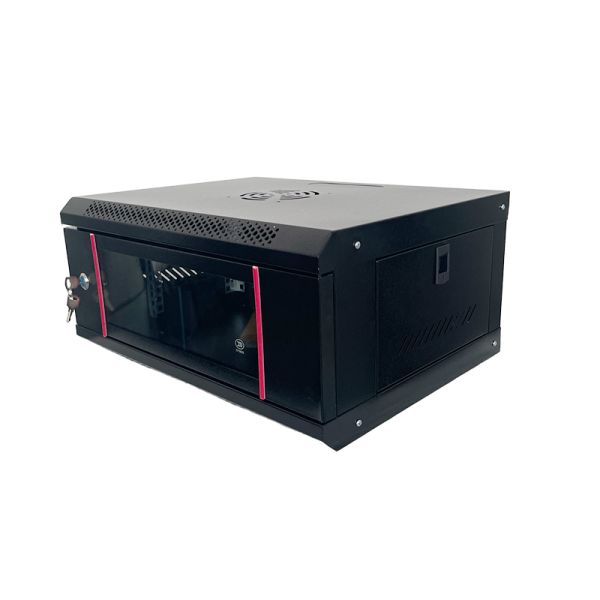 OEM Server SPCC Cold Rolled Steel 4u Wall Mount Network Cabinet With Fan for Data Center