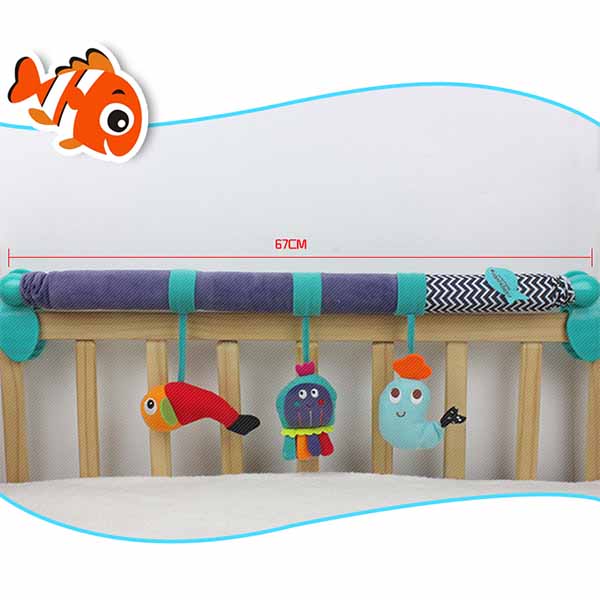 Игрушки Pram L67cm прогулочная коляска Pram спиральной младенческая с Squeaker BB