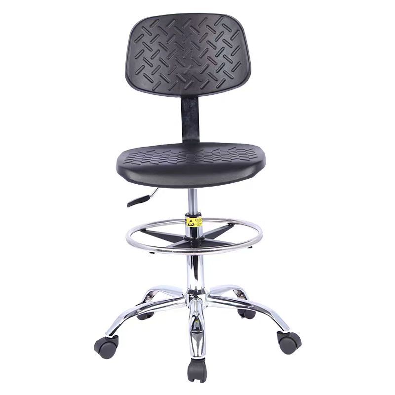 PU Leather ESD Lab Chairs Anti Static Anti Static Lab Chair Adjustable Ergonomic