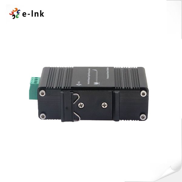 Mini Industrial Managed 4 Port 10/100/1000T 802.3at PoE 30W to 1-port 10/100/1000T Uplink Gigabit Ethernet Switch