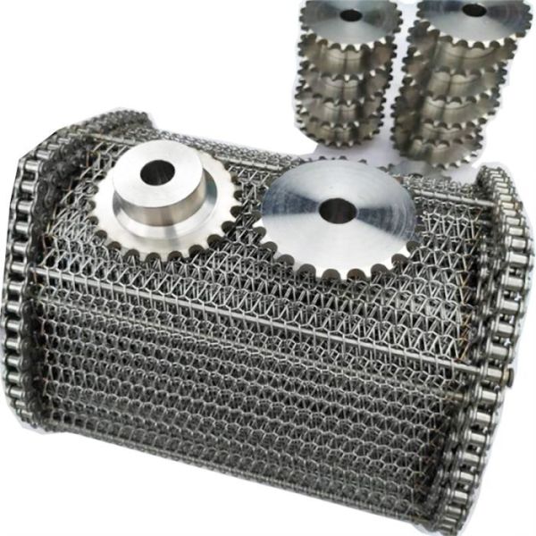 Customizable High Temperature Resistant Stainless Steel Spiral Wire Mesh Conveyor Belt for Bakery Ovens
