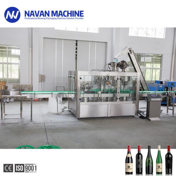 Automatic Glass Bottled 3 In 1 Wine Washing Filling Capping Machine