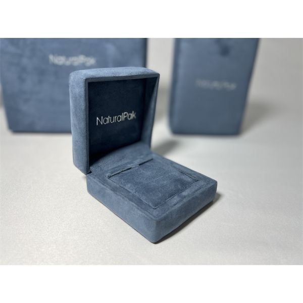 Pale Blue Luxury Jewelry Packaging Boxes Decorative Necklace Bracelet Earring Gift Box