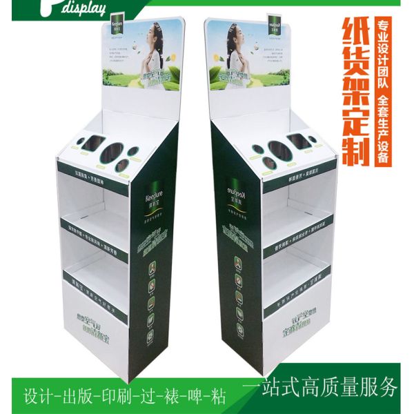 Commercial Sectional Display Furniture for Supermarket Advertising PVC Shelf Display