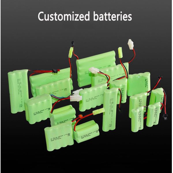 High Capacity NiCH Nimh Battery Pack AA 6V 1800mAh Battery With Male SM 2P Plug for RC Cars and Trucks Rechargeable Batteries