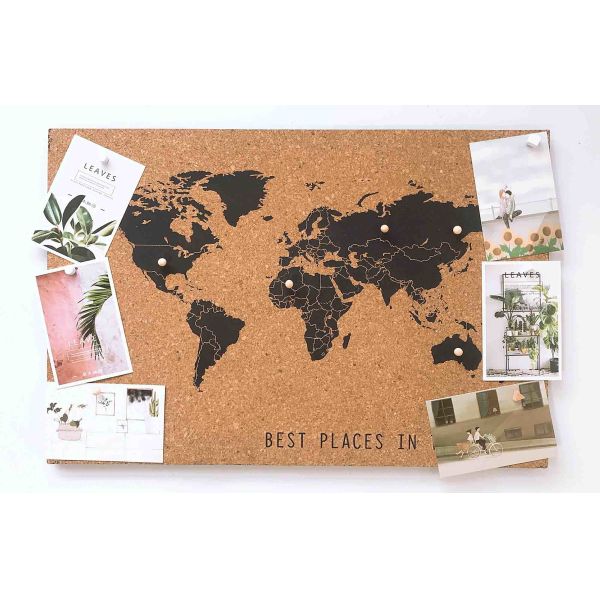 Yuelin Home Office Cork Board Wall Map Tearproof ISO9001