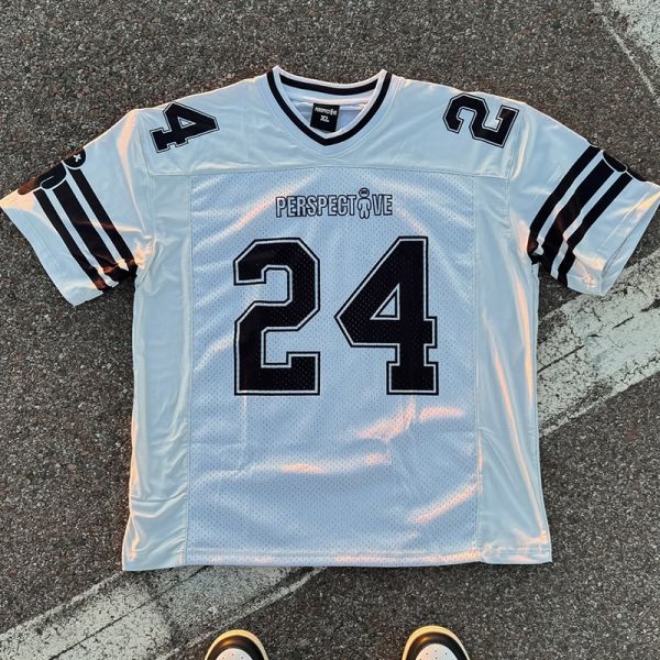 Fabricantes de prendas de vestir a medida Pantalla impresa con malla de deporte Usar camisetas cortadas Camisetas de fútbol Camisetas de béisbol para hombres