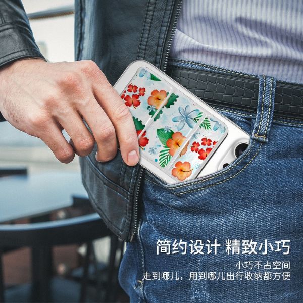 Heat Transfer Magsafe Phone Stand PU Leather Blank Sublimation Phone Card Holder