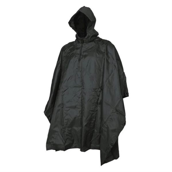 Camouflage Military Ripstop Ponchos 100% Polyester Outdoor Hiking