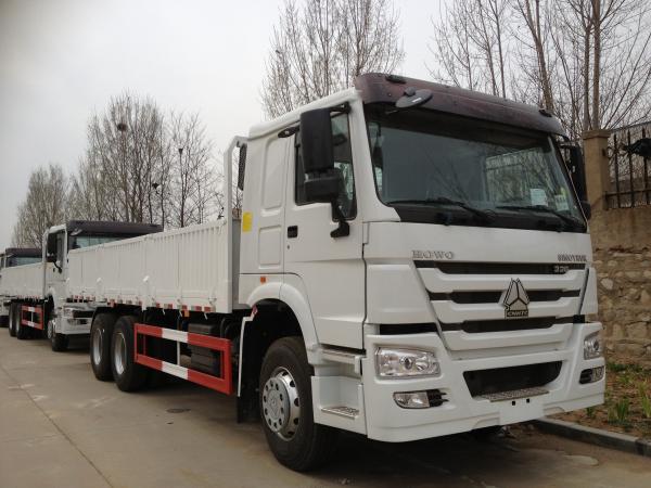 40 Ton Euro II ZF8098 Steering Sinotruk Howo7 Heavy duty Cargo Trucks with 10tires LHD336HP Sigle bed