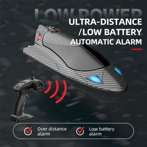 8 a 13 Anos Faixa etária Rc Remote Control Speedboat Alta velocidade 40 Km/h Jet Boat Led Light Capsized Recovery 2.4g Adultos e crianças