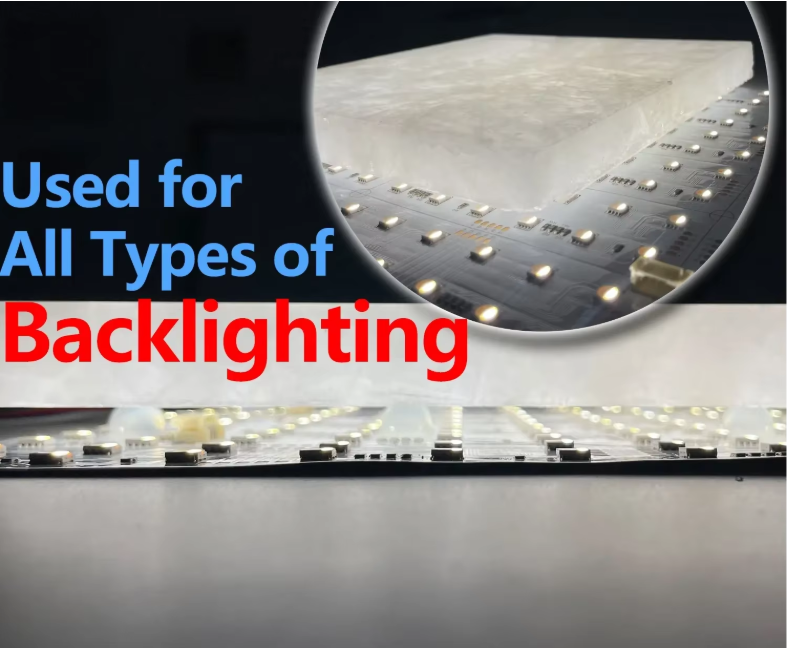 24V SMD 2835 Ultra-Thin White LED Lighting Sheet Industrial Flexible Waterproof Cuttable Flex Backlighting Panel
