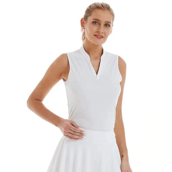                  Women Golf Polo Shirt Slim Fit Lady Embroidered Logo Golf Wear Upf50 Polo Shirts for Women             